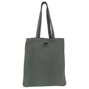 Fendi 2Jours tote bag gray leather